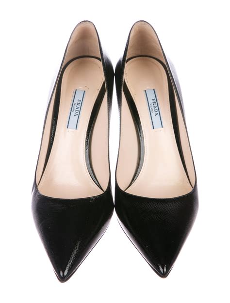 prada saffiano leather point toe pumps|Prada Saffiano Leather Pump (Women) .